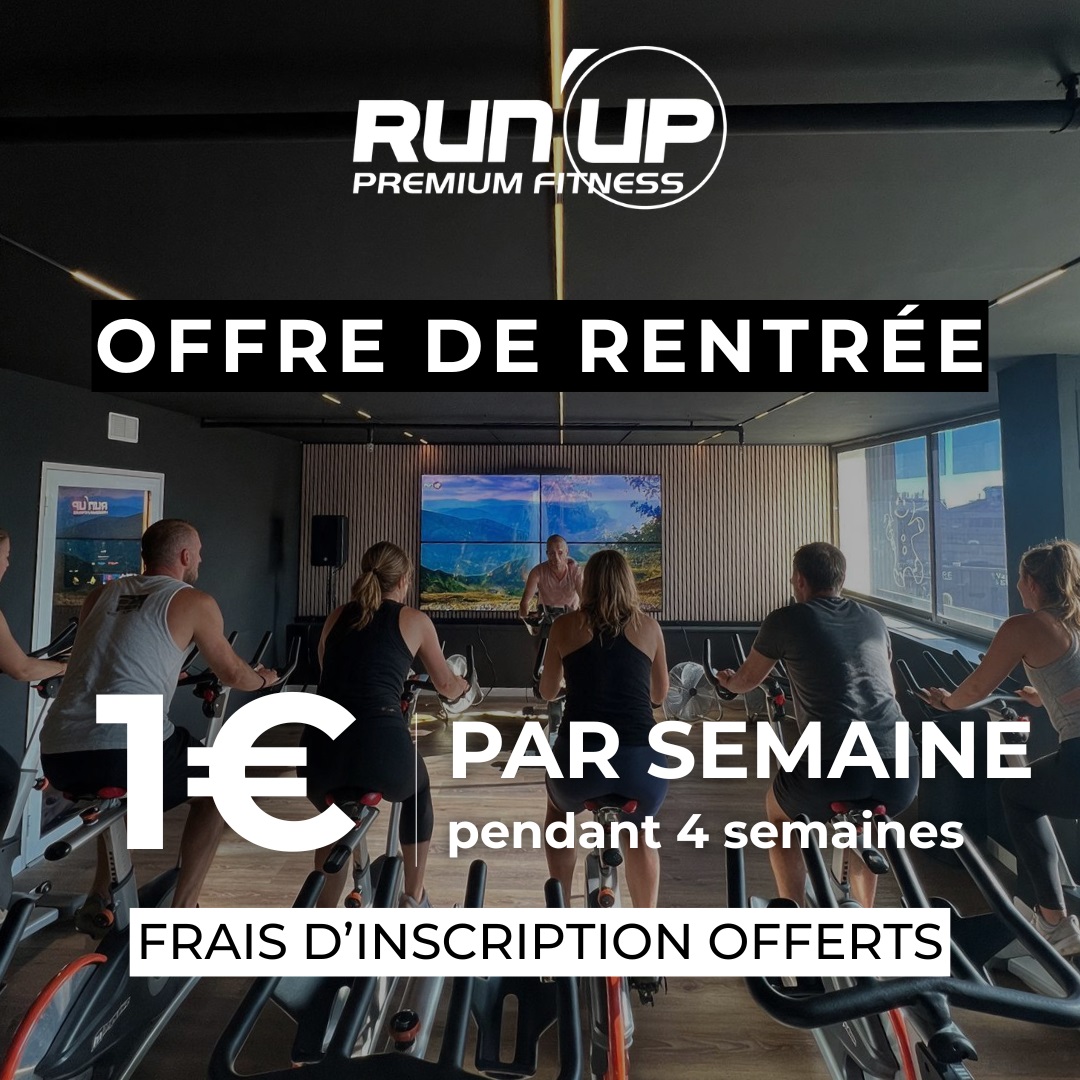 Offre de rentrée 2026 Run'UP Forme